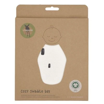 LÄSSIG Couverture D'emmaillotage Bricks Blanc Cassé (0-3 Mois) 8 LÄSSIG Couverture D'emmaillotage Bricks Blanc Cassé (0-3 Mois) – Image 8