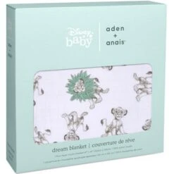 Aden + Anais Couverture De Rêve Dream Blanket Le Roi Lion (120 X 120 Cm) -Bébé Rêves Promos Magasin couverture de reve dream blanket le roi lion 120 x 120 cm 3