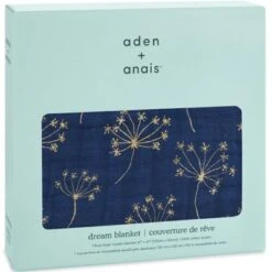 Aden + Anais Couverture De Rêve Dream Blanket Métallique Gold Deco (120 X 120 Cm) -Bébé Rêves Promos Magasin couverture de reve dream blanket metallique gold deco 120 x 120 cm 4