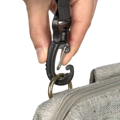 LÄSSIG Crochets Attache Poussette Noir 5 LÄSSIG Crochets Attache Poussette Noir – Image 5