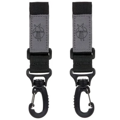 LÄSSIG Crochets Attache Poussette Noir 1 LÄSSIG Crochets Attache Poussette Noir