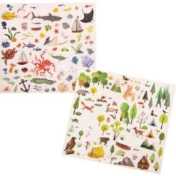 Moulin Roty Décalcomanies De L'explorateur Le Jardin Du Moulin -Bébé Rêves Promos Magasin decalcomanies de l explorateur le jardin du moulin 3