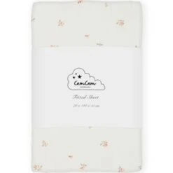 Cam Cam Copenhagen Drap Housse En Coton Bio Poppies Coquelicot (70 X 140 Cm)