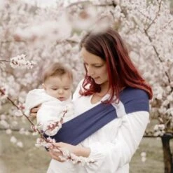 Echarpe De Portage D'appoint Hop'la Marine (taille L 42/44) -Bébé Rêves Promos Magasin echarpe de portage d appoint hop la marine taille l 42 44 3