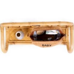 Childhome Etagère Murale En Rotin (53 X 23 X 23 Cm) -Bébé Rêves Promos Magasin etagere murale en rotin 53 x 23 x 23 cm 3
