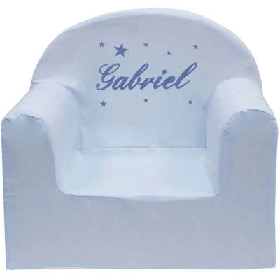 Fauteuil Club Bleu (personnalisable) 1 Fauteuil Club Bleu (personnalisable)