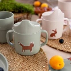 LÄSSIG Gobelet Little Forest Vert Olive 5 LÄSSIG Gobelet Little Forest Vert Olive -Bébé Rêves Promos Magasin gobelet little forest vert olive 3