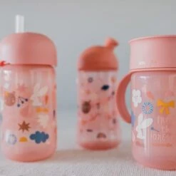 Suavinex Gourde à Paille Into The Forest Rose (340 Ml) -Bébé Rêves Promos Magasin gourde a paille into the forest rose 340 ml 3