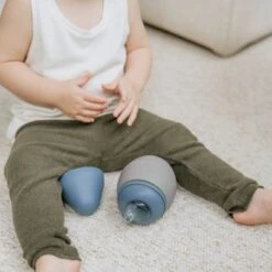 Gourde D'apprentissage Bubble Kaki & Blue Grey (240 Ml) -Bébé Rêves Promos Magasin gourde d apprentissage bubble kaki blue grey 240 ml 8