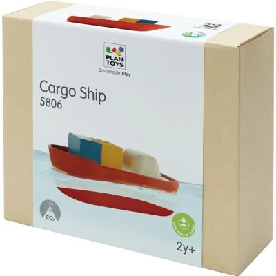 Plan Toys Grand Bateau Modulable Rouge (21 Cm) 2 Plan Toys Grand Bateau Modulable Rouge (21 Cm) – Image 2