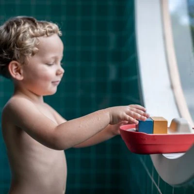 Plan Toys Grand Bateau Modulable Rouge (21 Cm) 6 Plan Toys Grand Bateau Modulable Rouge (21 Cm) – Image 6