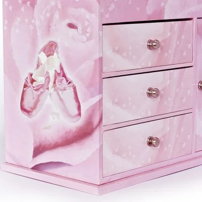 Trousselier Grande Boîte à Bijoux Musicale à Tiroirs Ballerine Rose 7 Trousselier Grande Boîte à Bijoux Musicale à Tiroirs Ballerine Rose – Image 7