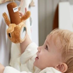 Done By Deer Hochet D'éveil Miroir Jelly Rose -Bébé Rêves Promos Magasin hochet d eveil miroir jelly rose 4