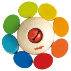 Haba Hochet En Bois Ronde Des Couleurs -Bébé Rêves Promos Magasin hochet en bois ronde des couleurs 3
