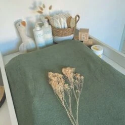 Candide Housse De Matelas à Langer éponge Kaki (50 X 75 Cm) -Bébé Rêves Promos Magasin housse de matelas a langer eponge kaki 50 x 75 cm 3