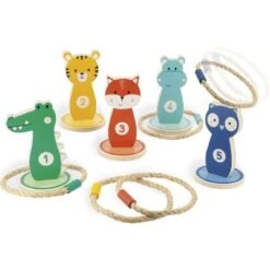 Janod Jeu D'anneaux Animaux -Bébé Rêves Promos Magasin jeu d anneaux animaux 3