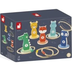 Janod Jeu D'anneaux Animaux -Bébé Rêves Promos Magasin jeu d anneaux animaux 9