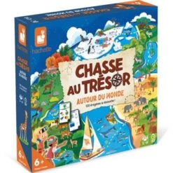 Janod Jeu De Société Chasse Au Trésor : Autour Du Monde