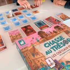 Janod Jeu De Société Chasse Au Trésor : Les Châteaux-forts -Bébé Rêves Promos Magasin jeu de societe chasse au tresor les chateaux forts 3