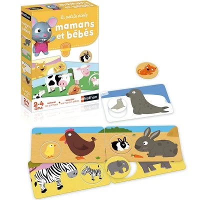 Nathan Jeu éducatif Mamans Et Bébés (24 Pièces) 3 Nathan Jeu éducatif Mamans Et Bébés (24 Pièces) – Image 3