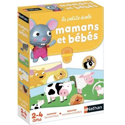 Nathan Jeu éducatif Mamans Et Bébés (24 Pièces) 1 Nathan Jeu éducatif Mamans Et Bébés (24 Pièces)