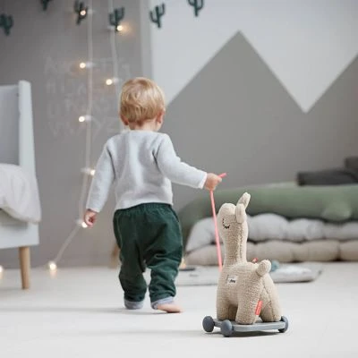 Done By Deer Jouet à Tirer 2 En 1 Lalee Sable 3 Done By Deer Jouet à Tirer 2 En 1 Lalee Sable – Image 3