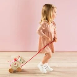 Lilliputiens Jouet à Tirer Louise La Licorne -Bébé Rêves Promos Magasin jouet a tirer louise la licorne 3