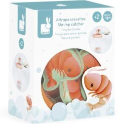 Janod Jouet De Bain Attrape Crevettes à Ventouse -Bébé Rêves Promos Magasin jouet de bain attrape crevettes a ventouse 8