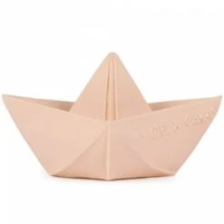 Jouet De Bain Bateau Origami Latex D'hévéa Nude