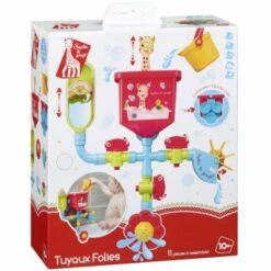 Sophie La Girafe Jouet De Bain Tuyaux Folies -Bébé Rêves Promos Magasin jouet de bain tuyaux folies 5
