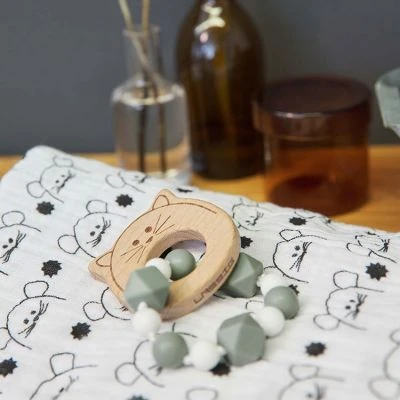 LÄSSIG Jouet De Dentition Bracelet Chat Little Chums 5 LÄSSIG Jouet De Dentition Bracelet Chat Little Chums – Image 5