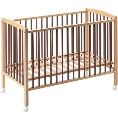 Lit à Barreaux En Bois Arthur Hybride Vieux Rose (70 X 140 Cm) 4 Lit à Barreaux En Bois Arthur Hybride Vieux Rose (70 X 140 Cm) – Image 4