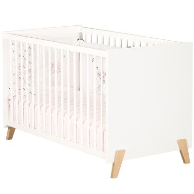 Lit à Barreaux Joy Naturel (60 X 120 Cm) 4 Lit à Barreaux Joy Naturel (60 X 120 Cm) – Image 4