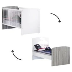 Lit Bébé évolutif New Nao Little Big Bed (70 X 140 Cm)