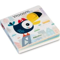 Lilliputiens Livre Bébé Tactile Et Sonore Vrooom