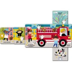 Livre Cache-cache Au Feu, Les Pompiers -Bébé Rêves Promos Magasin livre cache cache au feu les pompiers 3