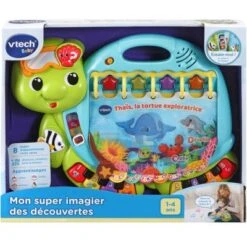 VTech Livre Interactif Mon Super Imagier Des Découvertes -Bébé Rêves Promos Magasin livre interactif mon super imagier des decouvertes 5