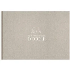 Livre Souvenirs D'école En Lin (8 Périodes Scolaires)