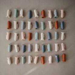 Mushie Lot De 2 Brosses à Dent à Doigt Shifting Sand/Cambridge Blue -Bébé Rêves Promos Magasin lot de 2 brosses a dent a doigt shifting sand cambridge blue 7