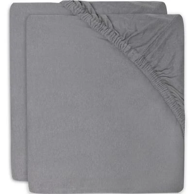 Jollein Lot De 2 Draps Housses De Berceau Gris Foncé (40 X 80 Cm) 1 Jollein Lot De 2 Draps Housses De Berceau Gris Foncé (40 X 80 Cm)