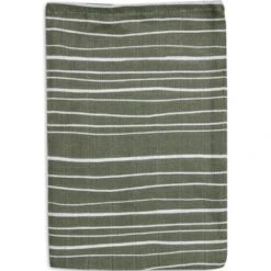 Jollein Lot De 2 Gants De Toilette En Coton Bio Stripe & Olive -Bébé Rêves Promos Magasin lot de 2 gants de toilette en coton bio stripe olive 3