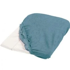 Lot De 2 Housses De Matelas à Langer Bleu Céladon (75 X 50 Cm)