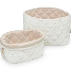 Cam Cam Copenhagen Lot De 2 Paniers De Rangement Matelassés Poppies