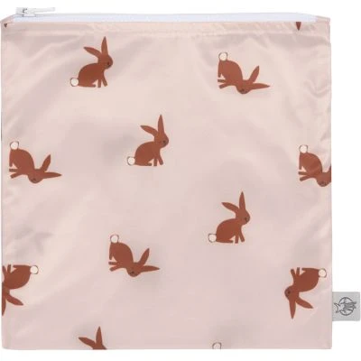 LÄSSIG Lot De 2 Pochettes à Goûter Little Forest Lapin 2 LÄSSIG Lot De 2 Pochettes à Goûter Little Forest Lapin – Image 2