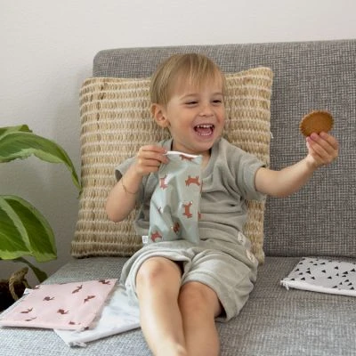 LÄSSIG Lot De 2 Pochettes à Goûter Little Forest Lapin 9 LÄSSIG Lot De 2 Pochettes à Goûter Little Forest Lapin – Image 9