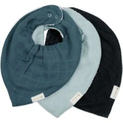 Lot De 3 Bavoirs Bandanas Moon Beam