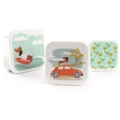 Lot De 3 Boîtes à Gouter Marcel