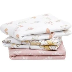 Aden + Anais Lot De 3 Langes Musy En Coton Bio Earthly (70 X 70 Cm)