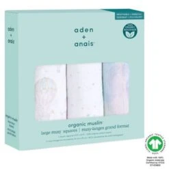 Aden + Anais Lot De 3 Musy Langes En Coton Bio Above The Clouds (70 X 70 Cm) -Bébé Rêves Promos Magasin lot de 3 musy langes en coton bio above the clouds 70 x 70 cm 3