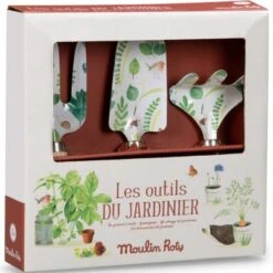 Moulin Roty Lot De 3 Outils De Jardinage Le Jardin Du Moulin -Bébé Rêves Promos Magasin lot de 3 outils de jardinage le jardin du moulin 3